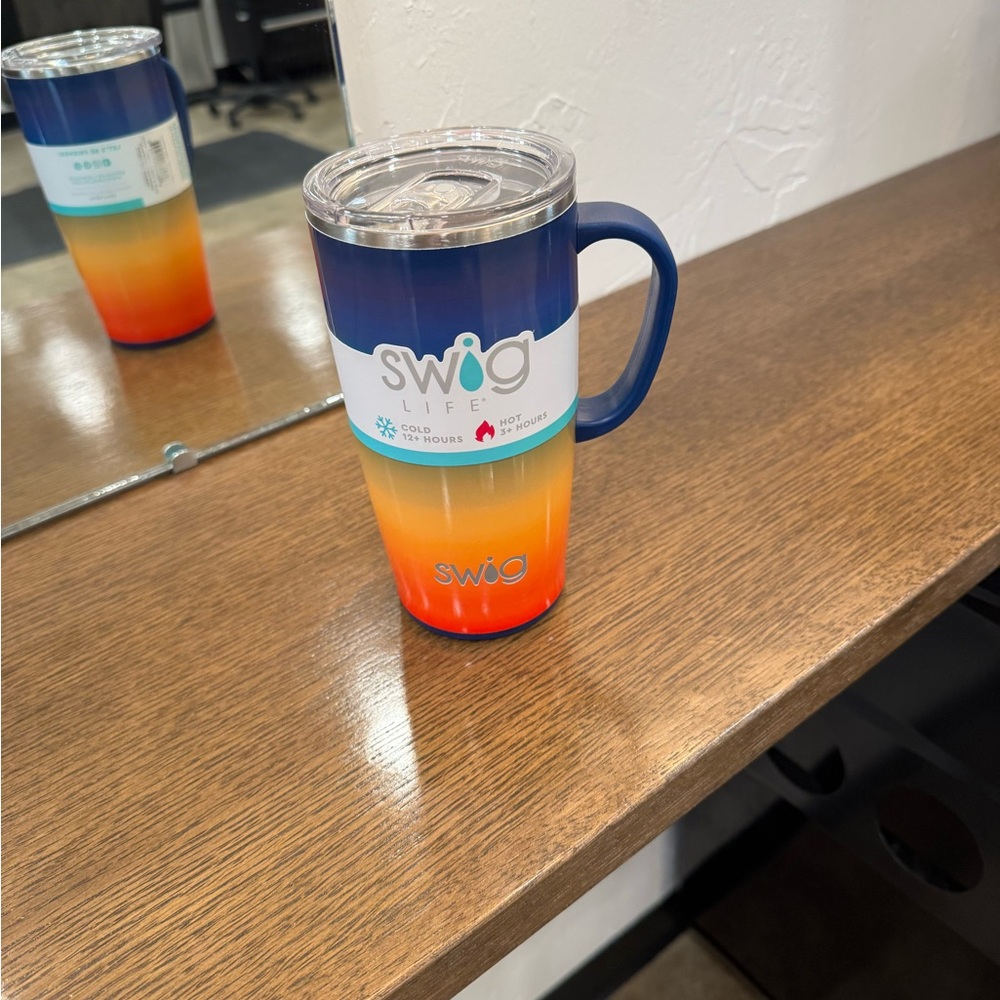 Swig Life Gradient Travel Mug - Blue and Orange